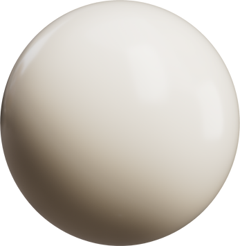 White Bubble Ball Icon isolated 3d Render Illustration